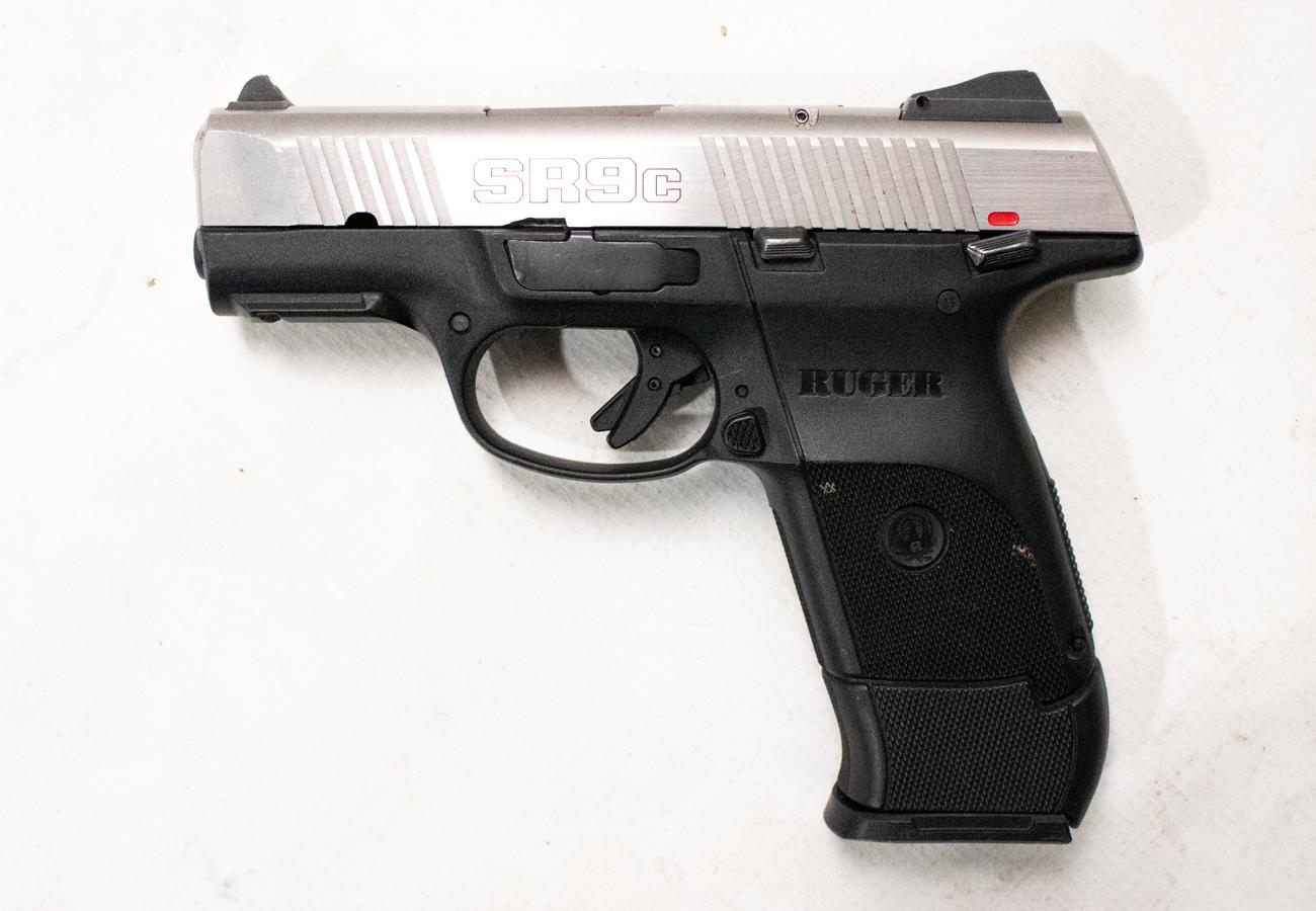 RUGER SR9C 9mm Police Trade-In Semi-Auto Pistol with Extended Finger Rest